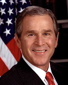 Texas Governor George W. Bush